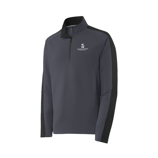 Sport-Wick Textured 1/4 Zip Pullover